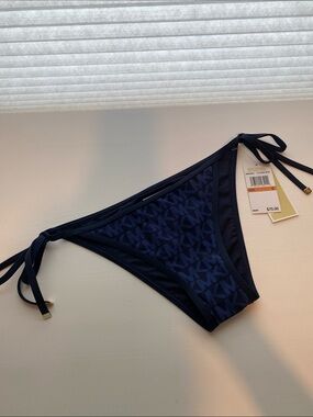 Navy Michael Kors Bikini Bottom